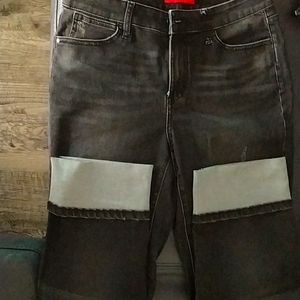 Size 8 midrise Sculpt black Jean. Jennifer Lopez